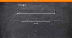 Desktop Screenshot of codeshop.su